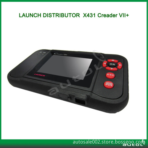 Hot Selling! ! ! 100% Original Launch X431 Creader VII+ Multi-Language Diagnostic Instrument Crp123 Launch Creader C7+